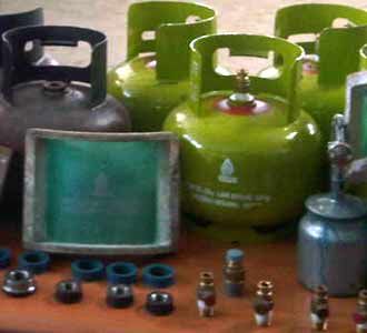 Pabrik Tabung Gas Palsu Digerebek